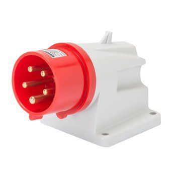 Вилка стаціонарна 90&deg; IEC 309 HP IP44 3P+E 16A 400V 6H GEWISS GW60408 фото