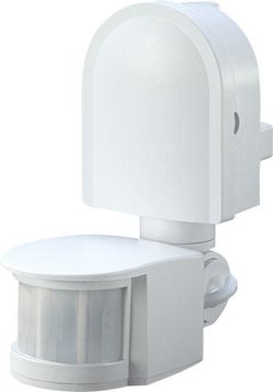 Датчик руху інфрачервоний e.sensor.pir.10F.white(білий), 180°, IP44 s061004 фото