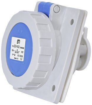 Розетка вбудована силова EEH-1632 IP67 (16A, 230V, 2P+PE) 4482082 фото