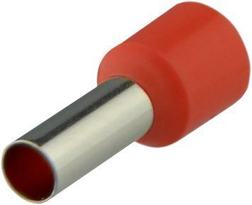Наконечники трубчатые НТ 10;0-12 красные (100шт) A0060010052 фото