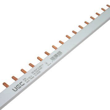 Шина соединительная PIN (штырь) 2P 63А длина 1м UEC SB-BCP-2-063-U фото
