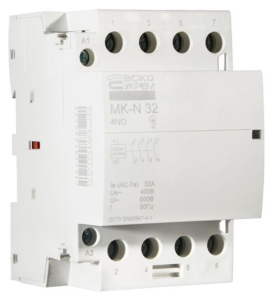 Модульный контактор MK-N 4P 32A 4NO 220V A0040030032 фото