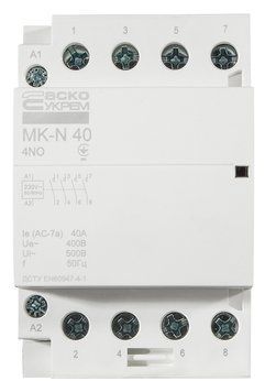 Модульний контактор MK-N 4P 40A 4NO 220V A0040030033 фото