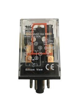 Реле проміжне РП3к2-MK2P 10А 24DС LED 2p TNSy5505133 фото