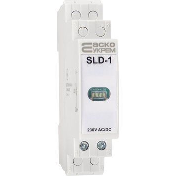Модульный сигнальный индикатор 230V AC/DC SLD-1 белый A0140030035 фото