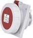 Розетка встраиваемая силовая EEH-1643 IP67 (16A, 400V, 3P+PE)