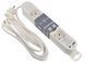 Удлинитель 4 гн. 3 м с з/к, USB + Type C, белый серии Ornat