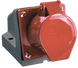 Розетка 124 стационарная 3Р+PЕ 32А 380В IP44 IEK (PSR12-032-4)