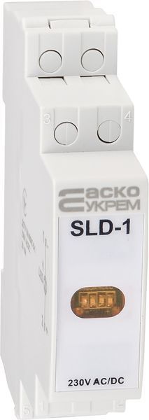 Модульний сигнальний індикатор 230V AC/DC SLD-1 жовтий A0140030033 фото