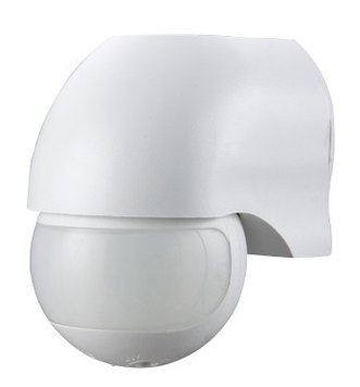 Датчик руху інфрачервоний e.sensor.pir.12.white(білий), 180°, IP44 s061009 фото