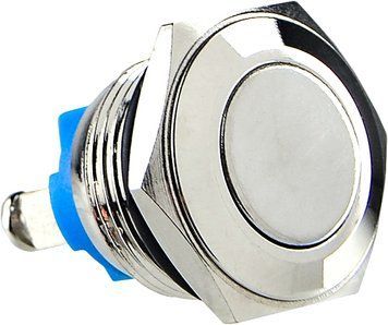 Кнопка металева пласка TY 16-211A Scr; (гвинтове з'єднання); 1NO A0140010084 фото