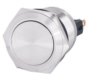 Кнопка металева пласка з фікс.TYJ 22-311; 1NO+1NC A0140010125 фото