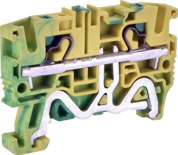 Клемма пружинная заземляющая ESH-EFCE.4 (4 мм2, желто-зел., push-in) 3903276 фото