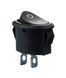 KCD1-9-101 B/B 220V Переключатель 1 клав. овальный черный