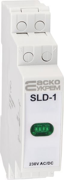 Модульний сигнальний індикатор 230V AC/DC SLD-1 зелений A0140030031 фото