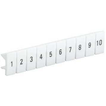 Маркеры для КПИ-2,5мм2 с нумерацией №№ 1-10 IEK (YZN11M-002-K00-10) YZN11M-002-K00-10 фото