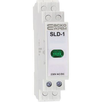 Модульный сигнальный индикатор 230V AC/DC SLD-1 зеленый A0140030031 фото