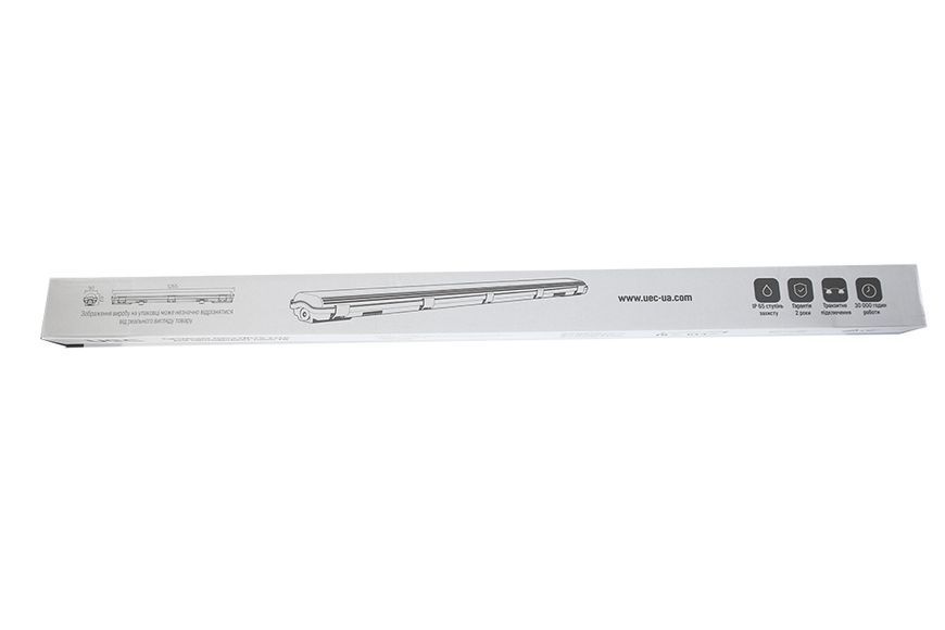 Светильник для T8 UEC Delta IWLT8 2xT8 1200мм IP65 серый IWLT8D-1202T8IP65-GR фото