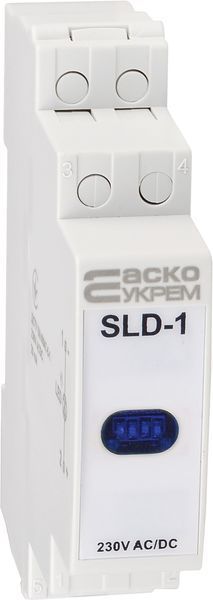 Модульний сигнальний індикатор 230V AC/DC SLD-1 синій A0140030034 фото