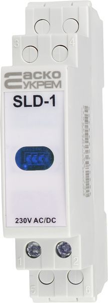 Модульний сигнальний індикатор 230V AC/DC SLD-1 синій A0140030034 фото