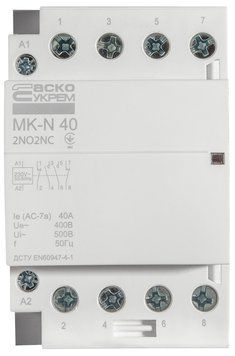 Модульний контактор MK-N 4P 40A 2NO2NC 220V A0040030036 фото