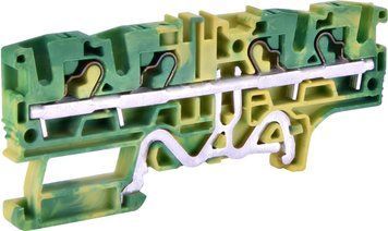 Клемма пружинная заземляющая ESH-EFCE.4/2+2 (4 мм2, желто-зел., 2вх.+2вых., push-in) 3903278 фото