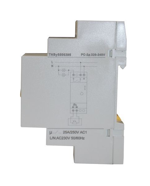Реле сутінкове РС-2д 2мод 220-240VAC (1N/Ox25A_AC1) 5-100Iux з датчиком