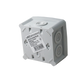Коробка монтажна для в/вст.75х75х48 мм IP65 скоби сіра UEC JB-075-075-048-GF-IP65-GR фото 2
