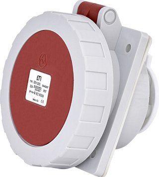 Розетка вбудована силова EEH-3253 IP67 (32A, 400V, 3P+N+PE) 4482087 фото
