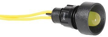 Лампа сигнальна LS LED 10 Y 24 (10мм, 24V AC, жовта) 4770809 фото