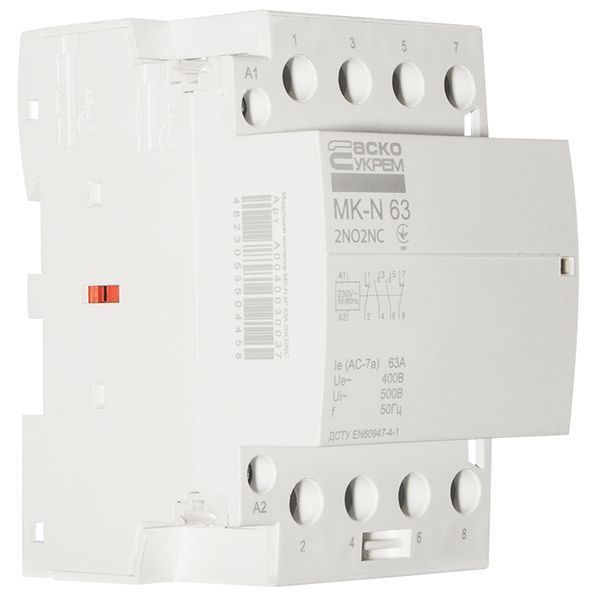 Модульный контактор MK-N 4P 63A 2NO2NC 220V A0040030037 фото