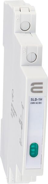 Модульный сигнальный индикатор 9mm 230V AC/DC SLD-1H зеленый A0140030002 фото