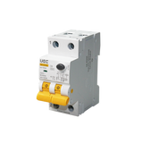 Автомат диференційного захисту SB-R9NE 2P C 6A 10мА тип AC&nbsp;6кА UEC RCBO60-2-006-C-010-AC фото