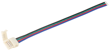 Конектор 5шт RGB 10 мм ( - 15 см - роз'єм) LSCON10-RGB-213-5-PRO фото