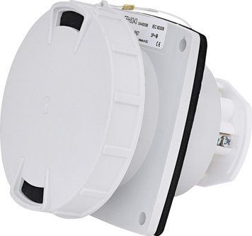 Розетка вбудована силова EEH-6343 IP67 (63A, 400V, 3P+PE) 4482088 фото