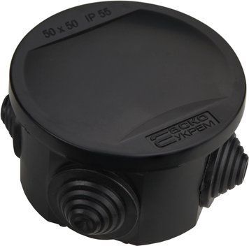 Розподільча коробка серії UAtmo Jet Black 50*50 (уп. 25шт) A0150170036 фото