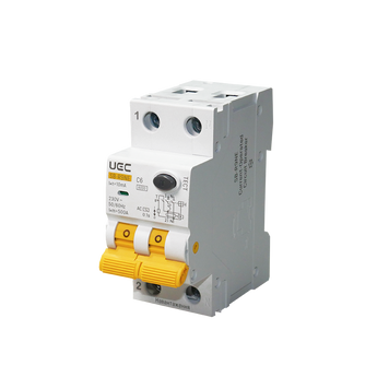 Автомат дифференциальной защиты SB-R9NE 2P C 6A 10мА тип AC 6кА UEC RCBO60-2-006-C-010-AC фото