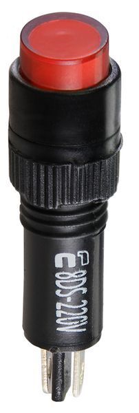 Сигнальная арматура AD22E-8DS красная 220V АC A0140030165 фото