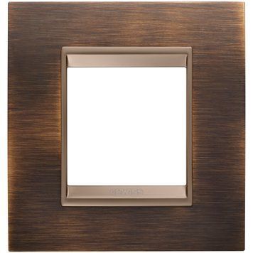 Рамка Chorusmart LUX 2M антична латунь GEWISS GW16222XQ фото