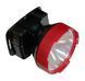 Налобний ліхтар LED HL6 5W 6500K 3/10H 100/300L bat: 3,7V 2A IP53 Red/Black TNSy5001236 фото 5