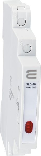 Модульный сигнальный индикатор 9mm 230V AC/DC SLD-1H красный A0140030001 фото