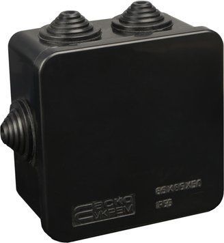 Розподільча коробка серії UAtmo Jet Black 85*85*50 (уп. 20шт) A0150170032 фото