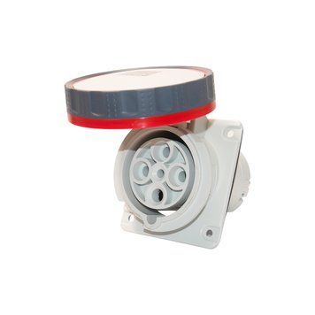 Розетка вбудована 10&deg; IEC 309 HP IP67 3P+E 63A 400V 6H GEWISS GW63253H фото