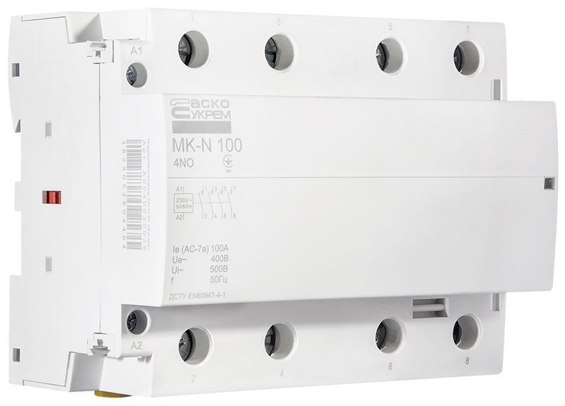 Модульный контактор MK-N 4P 100A 4NO 220V A0040030039 фото