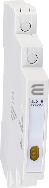 Модульный сигнальный индикатор 9mm 230V AC/DC SLD-1H желтый A0140030003 фото