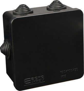 Розподільча коробка серії UAtmo Jet Black 100*100*50 (уп. 20шт) A0150170033 фото