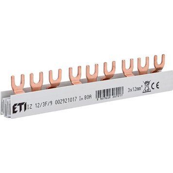Шина живлення IZ 12/1F/54 (12мм2, 1P, 1м, Fork, 54mod.) 2921026 фото