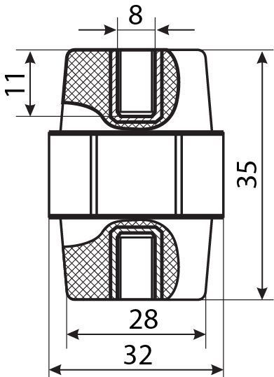 Ізолятор-тримач SM35 A0150100003 фото