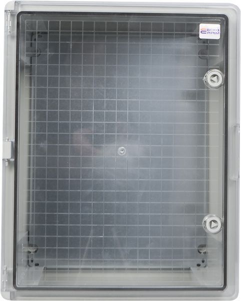 Корпус из АБС-пластика; с монтажной панелью; прозрачная дверца; 40*50*24; IP65; серии UBox A0270010030 фото