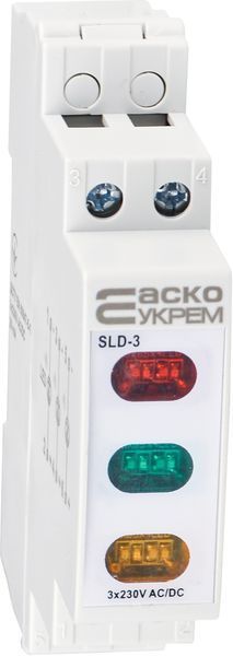 Модульний сигнальний індикатор 230V AC/DC SLD-3 A0140030036 фото